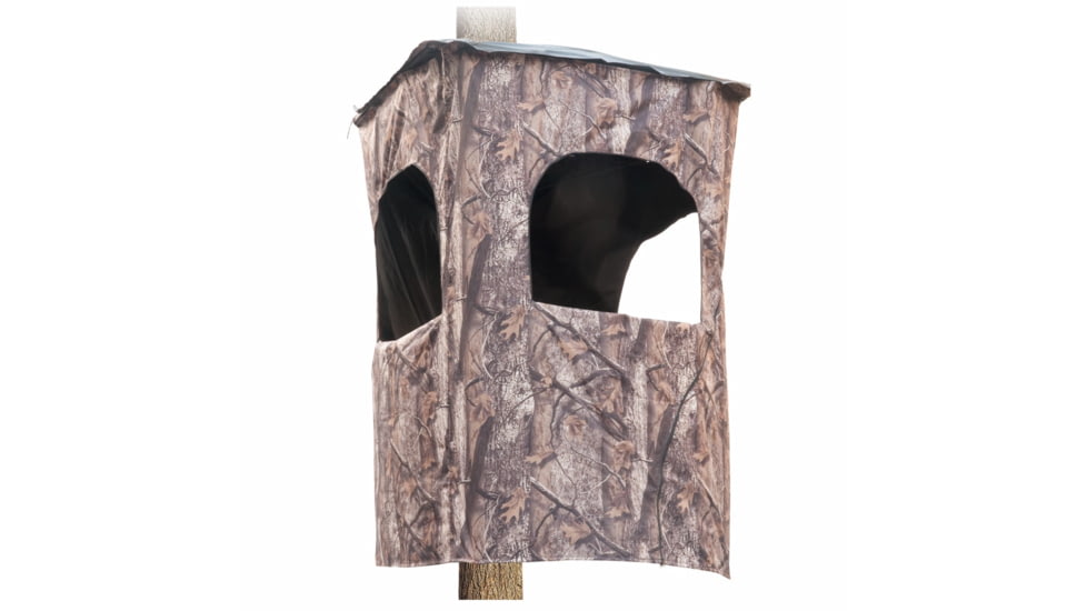 Rhino Blinds Universal Treestand Full Enclosure Kit, Black/Steel, RTUSC-060