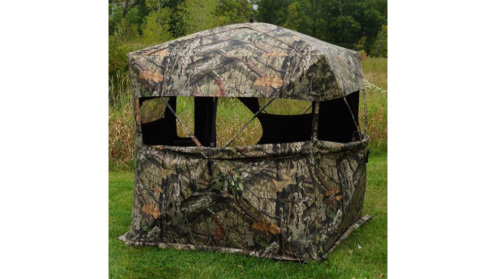 Rhino Blinds Ground Blind Mossy Oak Bu-country 77''x77''x71'' Tall