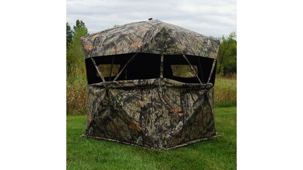 Rhino Blinds Ground Blind Mossy Oak Bu-country 77''x77''x71'' Tall