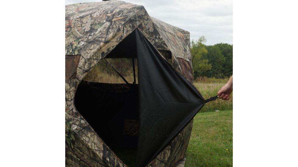 Rhino Blinds Ground Blind Mossy Oak Bu-country 77''x77''x71'' Tall