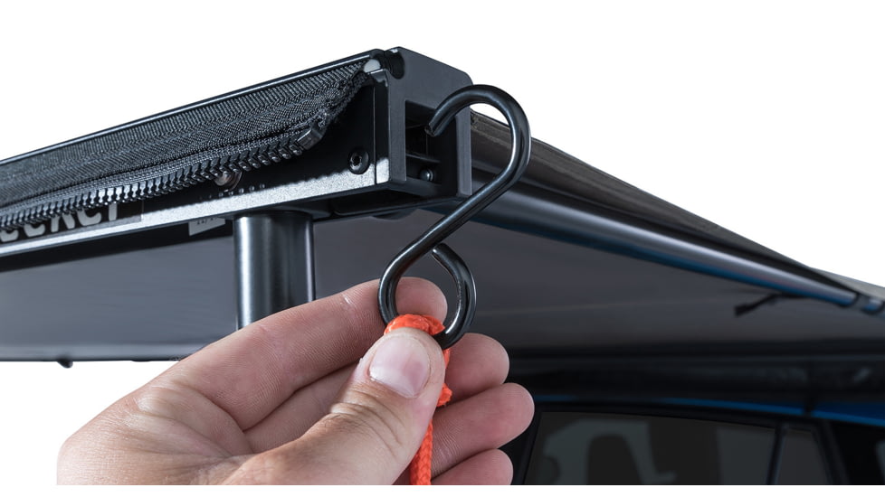 Rhino Rack Sunseeker Awning, 2.0m, Black, 32132