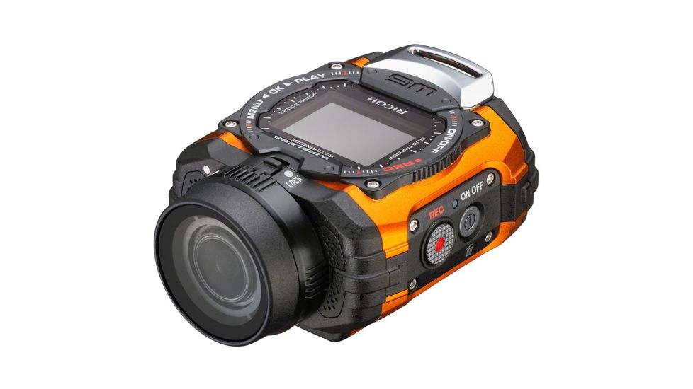 Ricoh 14MP WG-M1 Camera Kit, Orange 8288