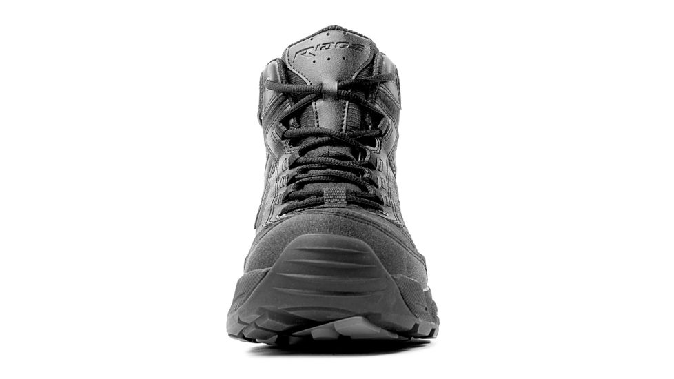 Ridge Footwear Momentum 5006 Lightweight Side Zipper Tactical Boots, Mens, 6in Height, Wide, Black, 15 US, 5006-15W