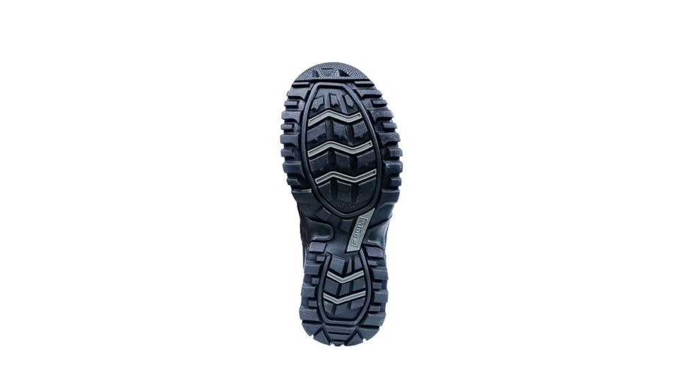 Ridge Outdoors Ghost Steel Toe Leather Boot,Zipper,Slip Resistant,10 Wide, Black 8010ST-10.0 WIDE