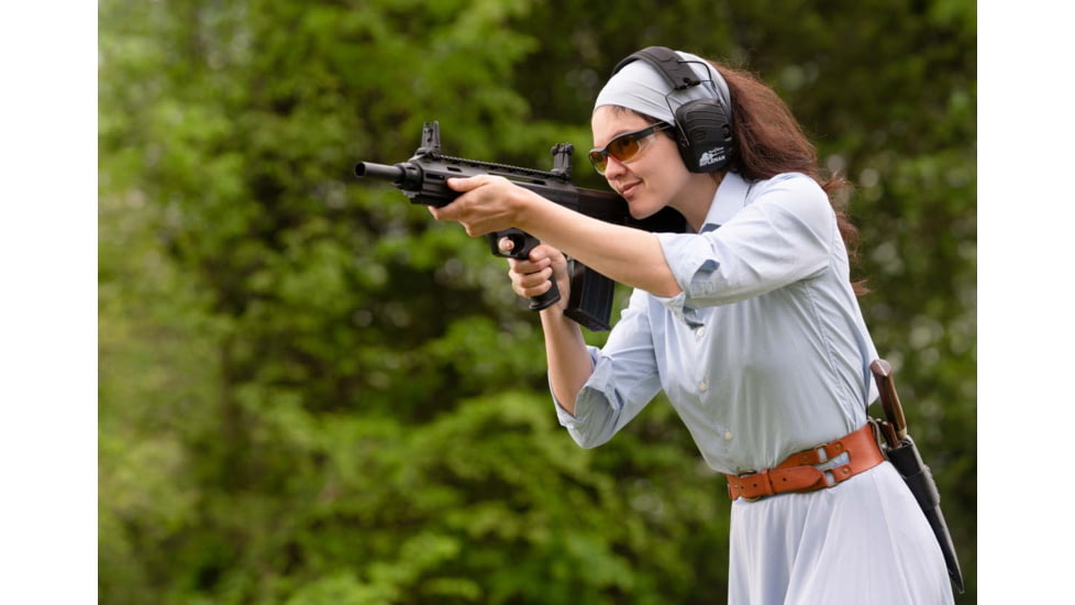 Rifleman TAC Electronic 25dB Hearing Protection, Black, One Size, RFTAC