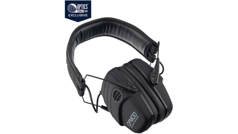 USED Riflemen OPMOD Tactical Ear Muffs, NRR 25 dB, Black, PETACHPOP, EDEMO1