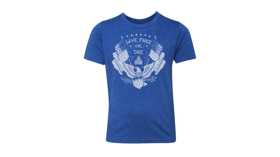 RISE Armament RISE Armament Live Free or Die T-Shirt - Mens, Blue, Large, MS-304-LFOD-L