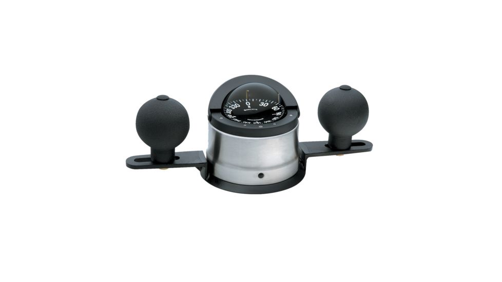Ritchie B-200P Navigator Steel Boat Compass - Binnacle Mount - Stainless Steel/Black 36546