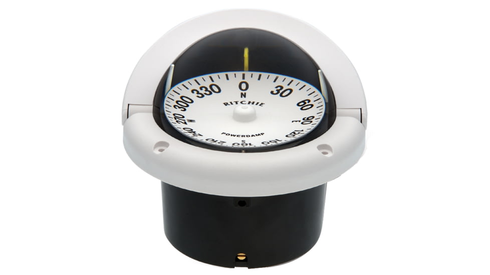 Ritchie HF-742W Helmsman Compass - Flush Mount - White 10534