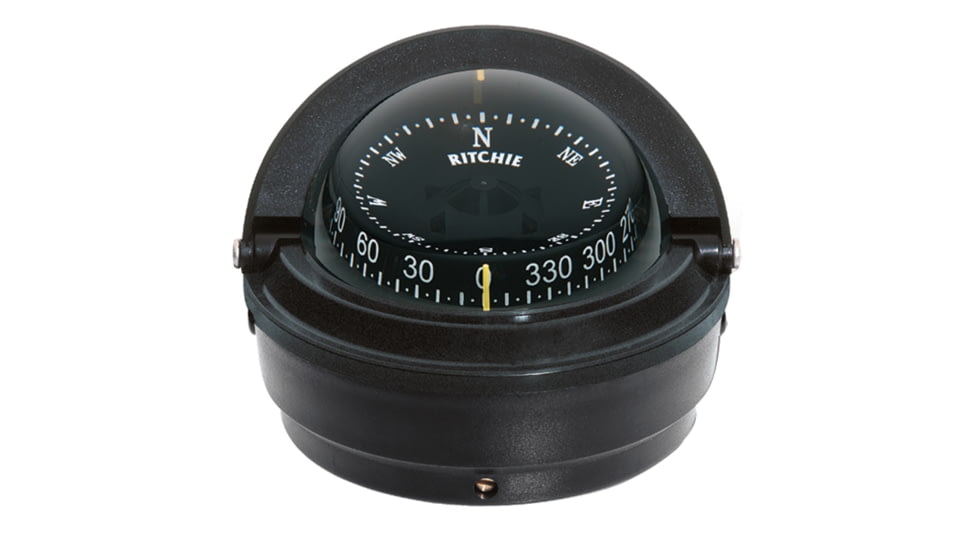 Ritchie S-87 Voyager Compass - Surface Mount - Black 36544
