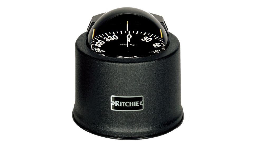 Ritchie SP-5-B GlobeMaster Compass - Pedestal Mount - Black - 5 Degree Card 12V 10350