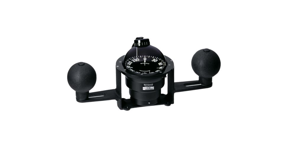 Ritchie YB-500 Globemaster Compass - Yoke Mounted - Black - 5 Degree card - 12V 10378