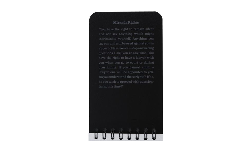 Rite in the Rain 3X5 NOTEBOOK - FIELD INTERVIEW, Yellow, 3 x 5 104