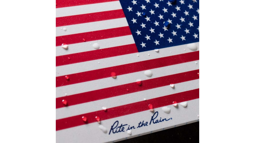 Rite in the Rain 3x5 Notebook - Red/white/blue Flag - FLW35