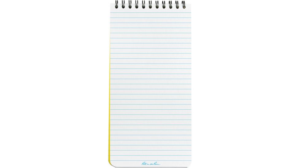 Rite in the Rain 4X8 NOTEBOOK - YELLOW - REPORTERS, Yellow, 4 x 8 148