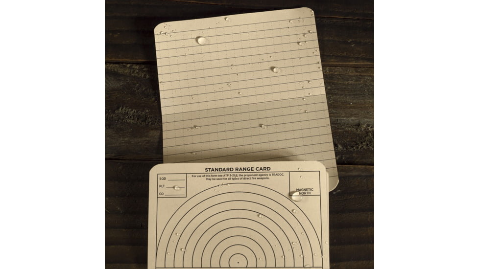 Rite in the Rain 6 X 5 Combat Range Card - RC991T