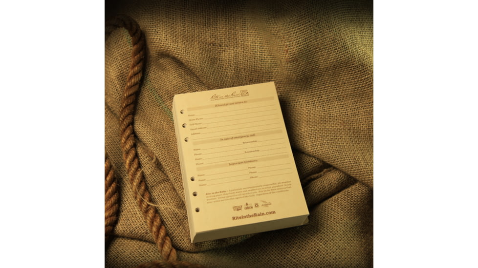 Rite in the Rain CALENDAR PACK - DAILY, Tan, 4/5/8 x 7 9260D