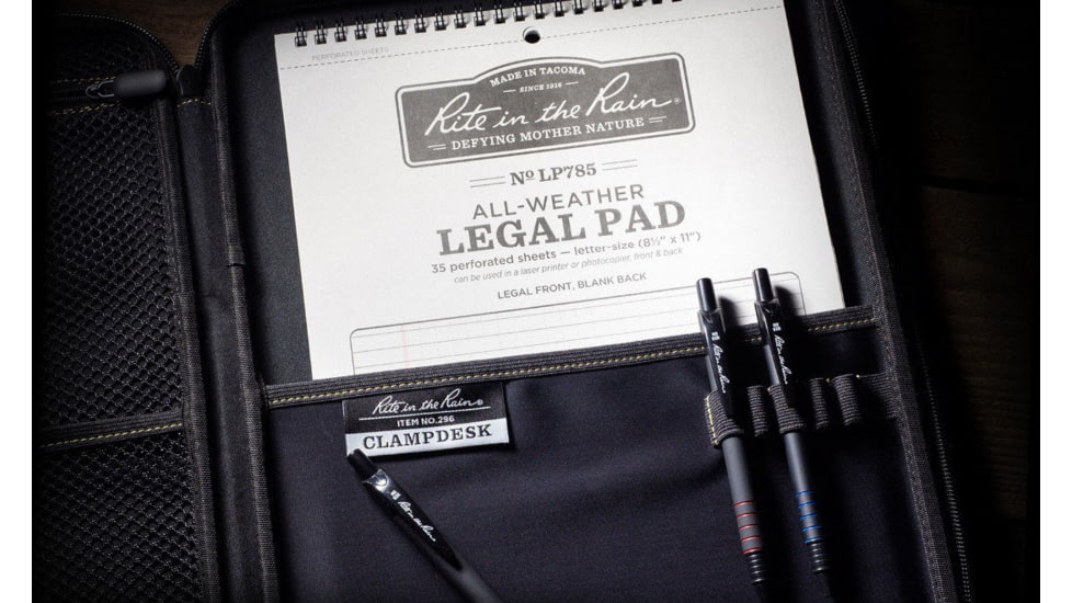 Rite in the Rain Clampdesk Writing Surface W/ Storage - 296