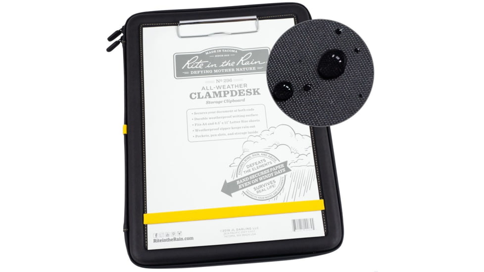 Rite in the Rain Clampdesk Writing Surface w/ Storage, 296