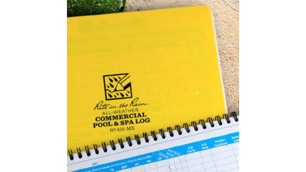 Rite in the Rain Commercial Pool &amp; Spa Log Professional - 425-MX