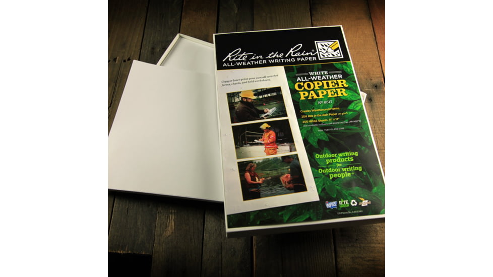 Rite in the Rain COPIER PAPER - WHITE - 11 X 17 - 200 SH, White, 11 x 17 8517