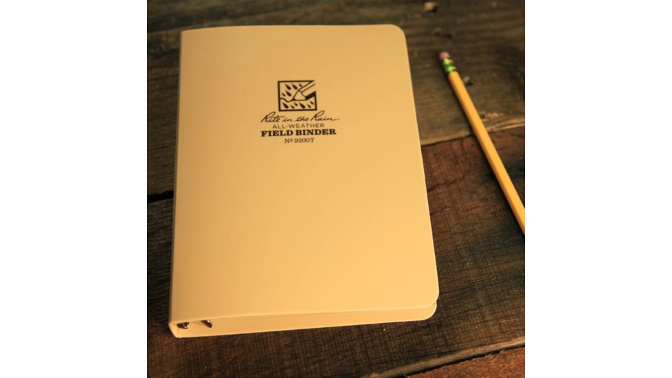 Rite in the Rain FIELD BINDER - 1/2&quot; - TAN, Tan, 5 5/8 x 7 1/2 9200T