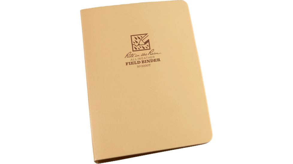 Rite in the Rain FIELD BINDER - 1/2&quot; - TAN, Tan, 5 5/8 x 7 1/2 9200T