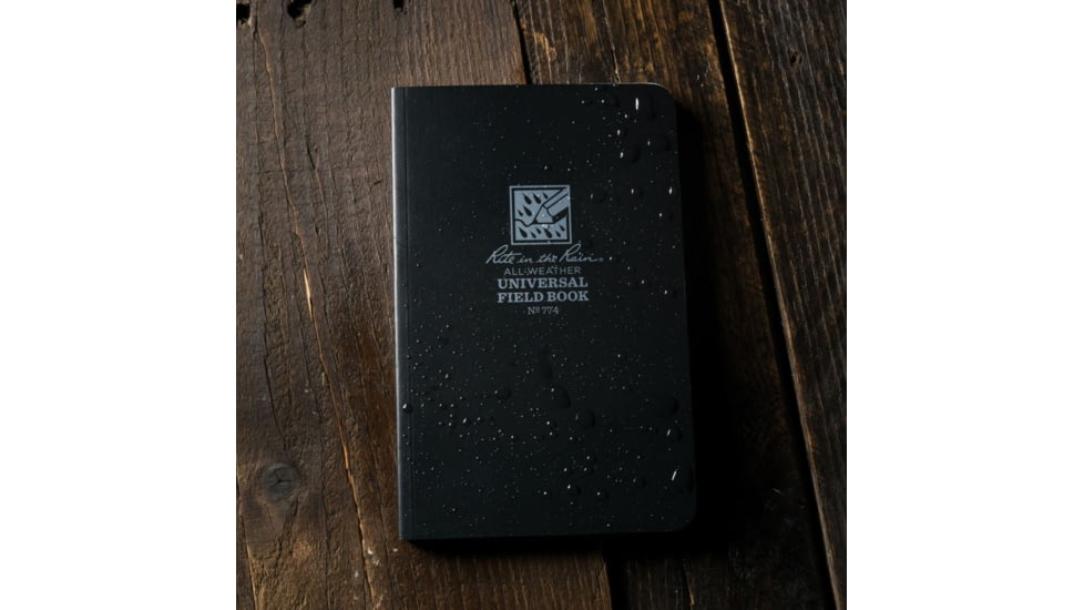 Rite in the Rain Field Flex Bound - Universal - Black, Black, 4 5/8 x 7 1/4 774