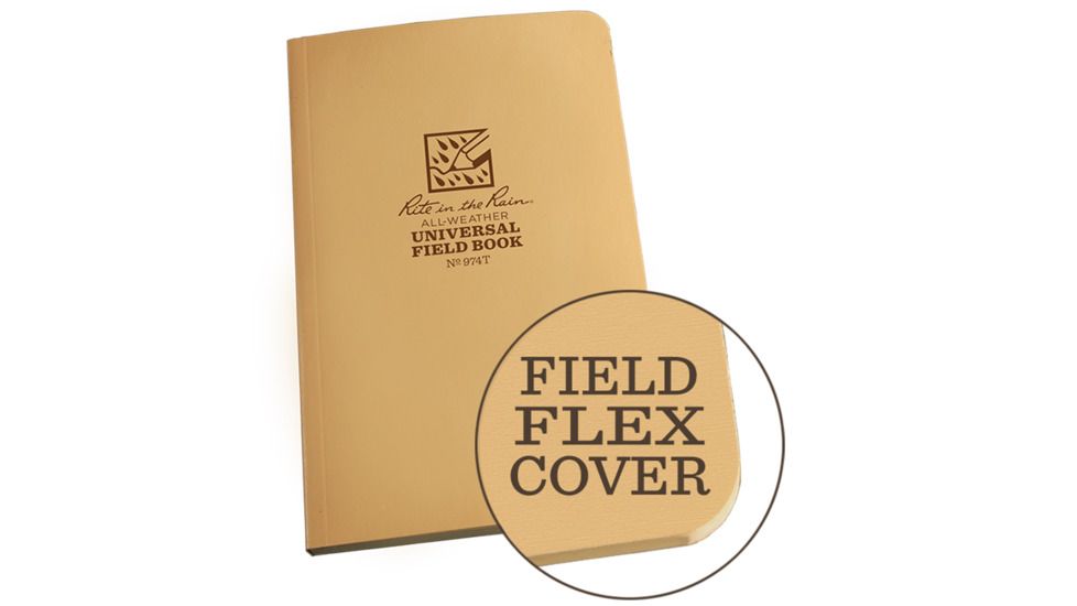 Rite in the Rain Field Flex Bound - Universal - Tan, Tan, 4 5/8 x 7 1/4 974T