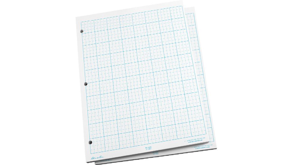 Rite in the Rain GRID SHEETS - CROSS SECTION -1/4&quot;, White, 8 1/2 x 11 1104