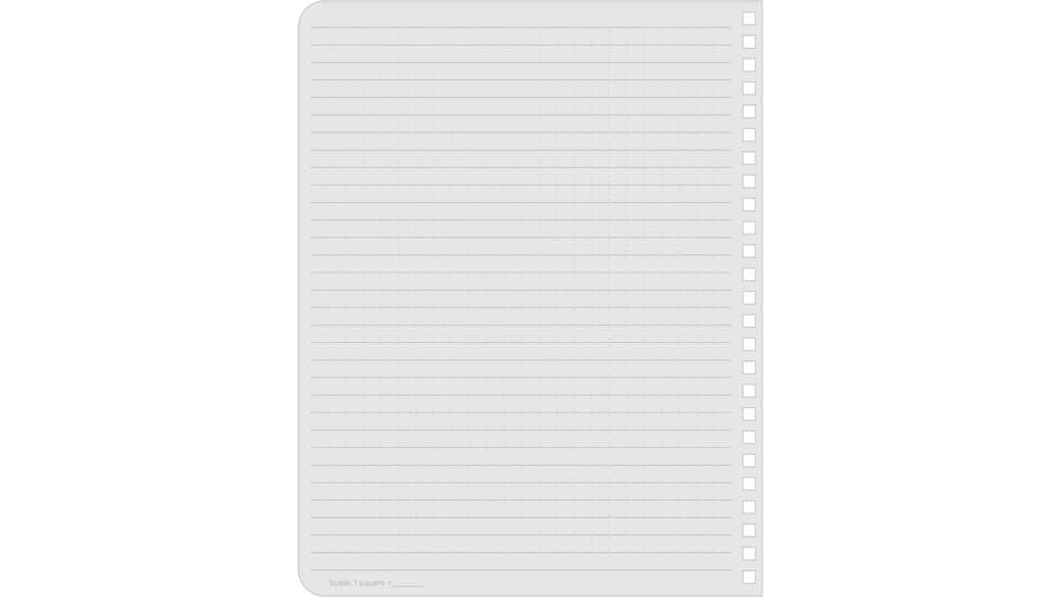 Rite in the Rain Large Side Spiral Notebook - Universal Pattern, Orange - OR73-LG
