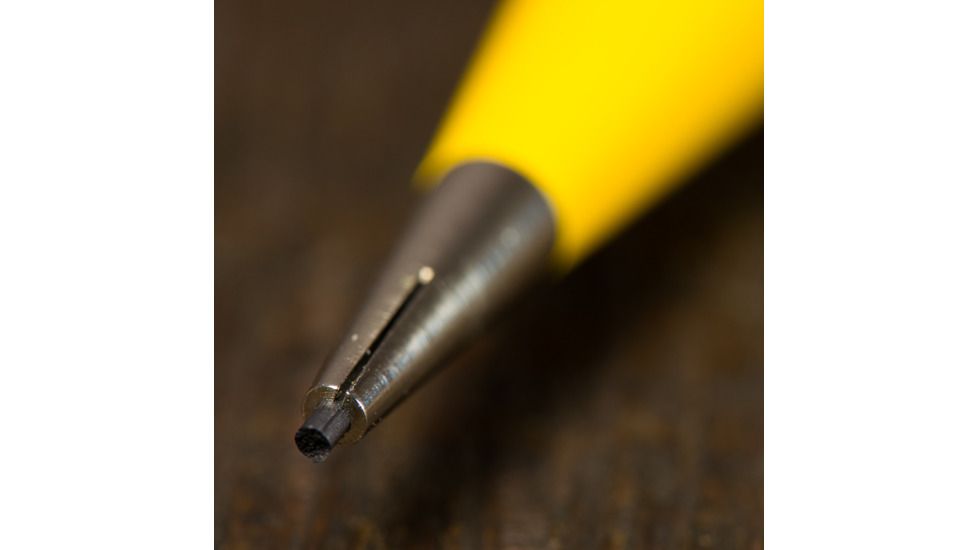 Rite in the Rain Mechanical Pencil,5.75in,Yellow,1.1mm Black Lead w/7 Leads and 2 Extra Erasers YE99