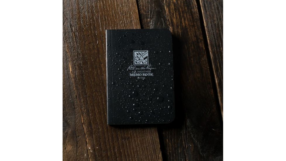 Rite in the Rain Memo Book - Black- 3.5 X 5, 3.5x5 754