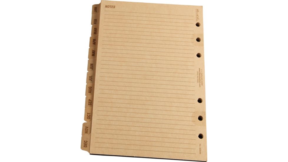 Rite in the Rain MONTHLY TAB SET, Tan, 4/5/8 x 7 9260M