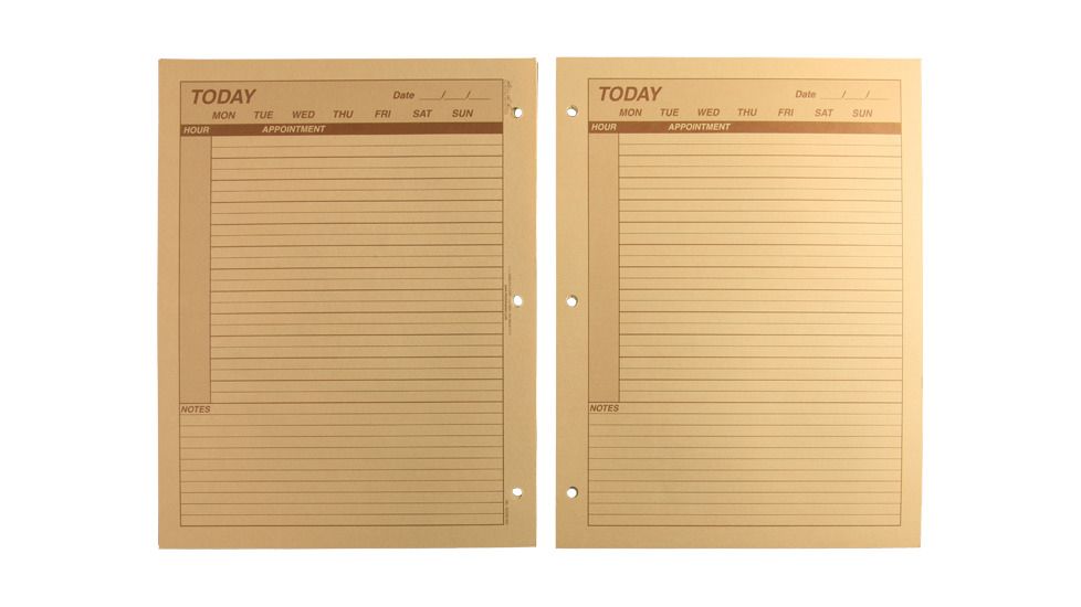Rite in the Rain MX CALENDAR PACK - DAILY, Tan, 8 1/2 x 11 9260D-MX