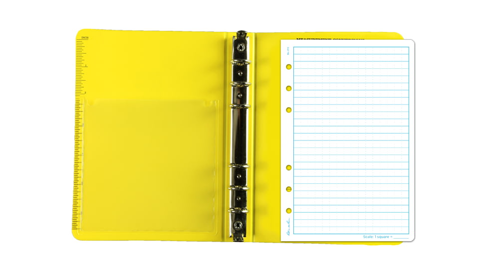 Rite in the Rain RING BINDER - 1/2&quot; - YELLOW, Yellow, 5 5/8 x 7 1/2 200
