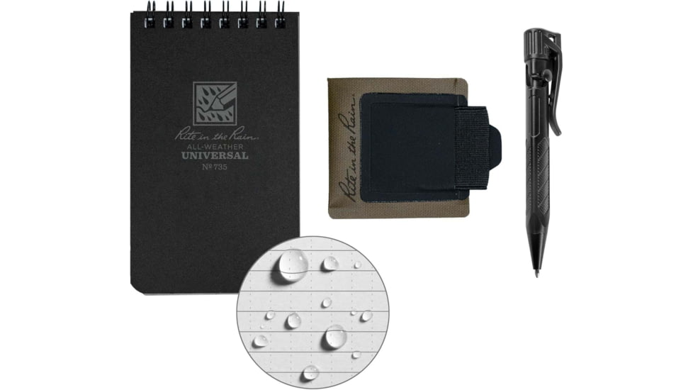 Rite in the Rain All-weather Monsoon Adhesive Pen And Card Holder Kit
