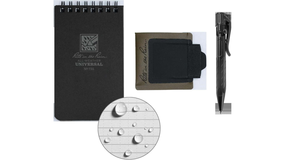 Rite in the Rain All-weather Monsoon Adhesive Pen And Card Holder Kit