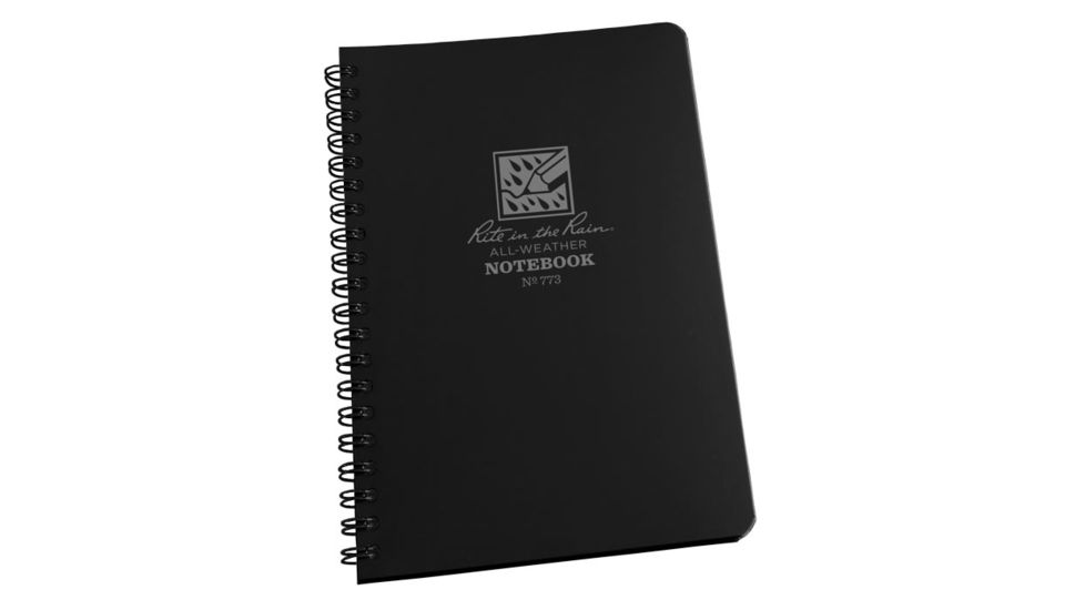 Rite in the Rain Side Spiral Kit - Black, Black, 4 5/8 x 7 773-KIT