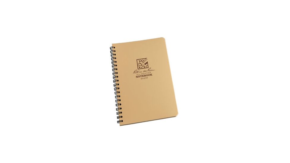 Rite in the Rain Side Spiral Kit - Tan, Tan, 4 5/8 x 7 973T-KIT