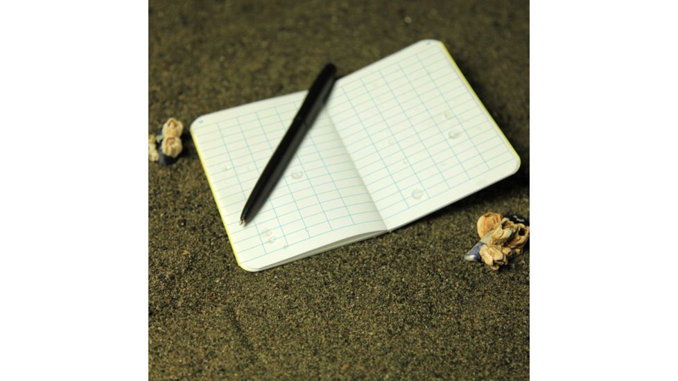 Rite in the Rain STAPLED MINI-NOTEBOOK - LEVEL, Yellow, 3 1/4 x 4 5/8 311-M