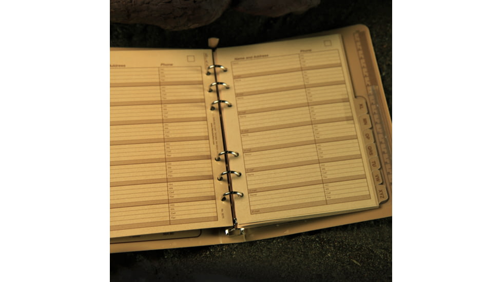 Rite in the Rain TAB SET - ALPHA, Tan, 4/5/8 x 7 9270