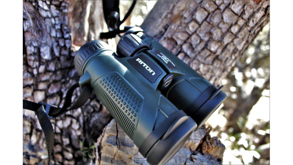 Riton RT-B Mod 5 10x42 High Definition Binoculars, w/Neoprene Case, Neck Strap, Black, 19962538766