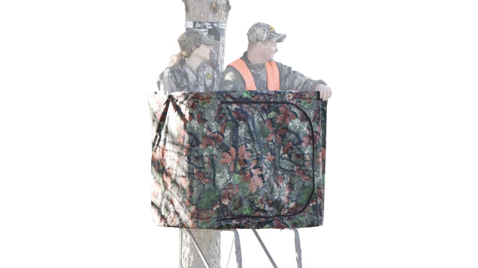 Rivers Edge Treestands 2-Man Ladder Stand Curtain, Black, RE753