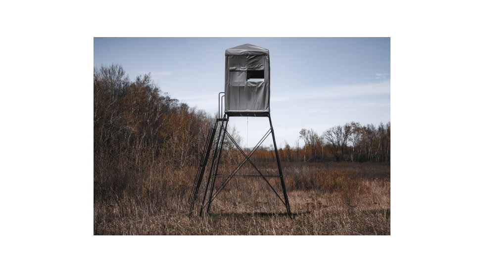 Rivers Edge Treestands 550 Blind, Dusty Olive, 2-Person, LM550B