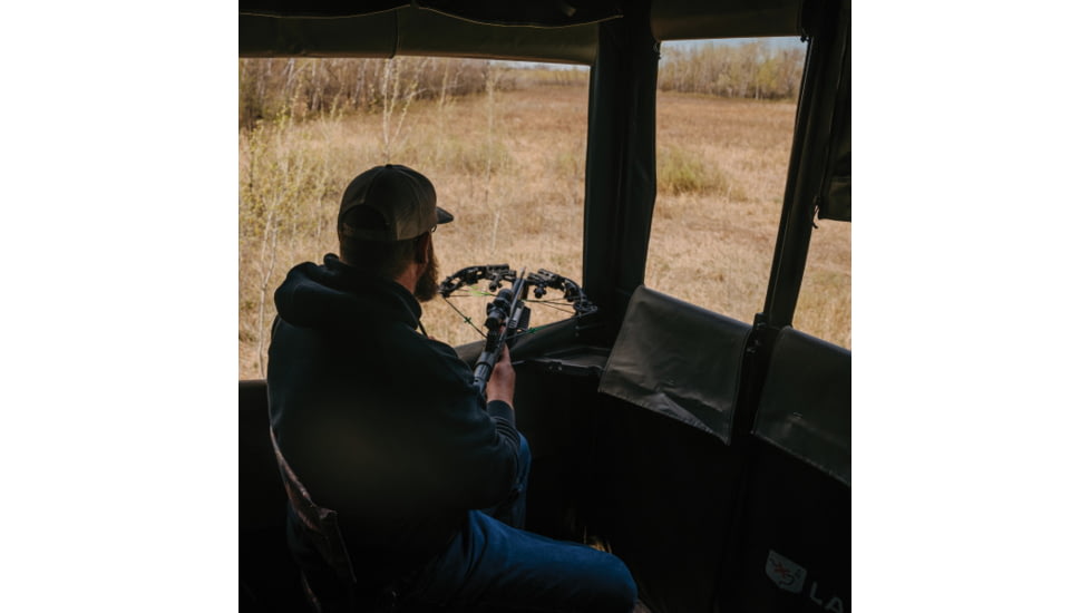Rivers Edge Treestands 550 Blind, Dusty Olive, 2-Person, LM550B