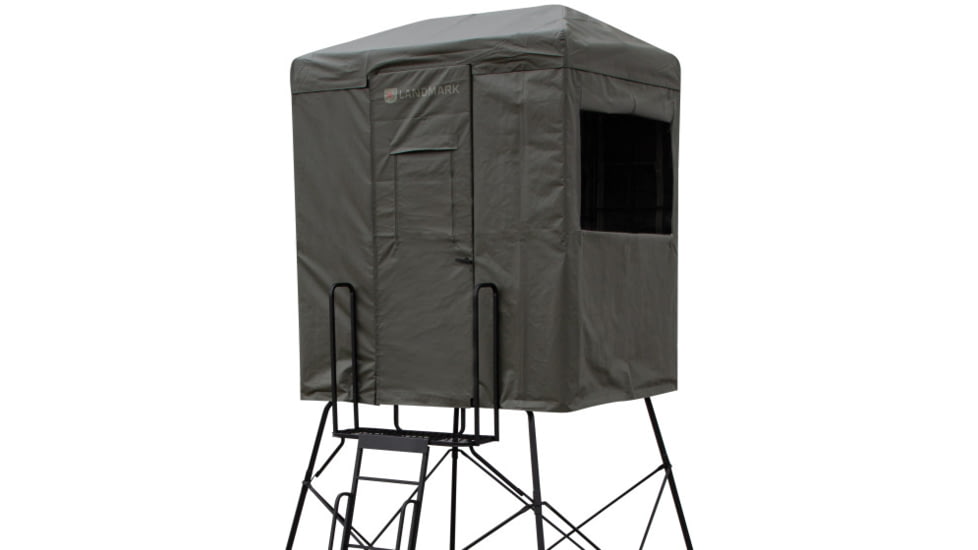 Rivers Edge Treestands 550 Blind, Dusty Olive, 2-Person, LM550B