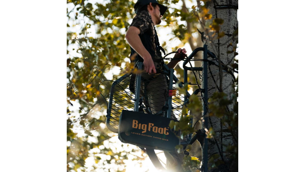 Rivers Edge Treestands Big Foot Original Hang-on Stand, Black RE555