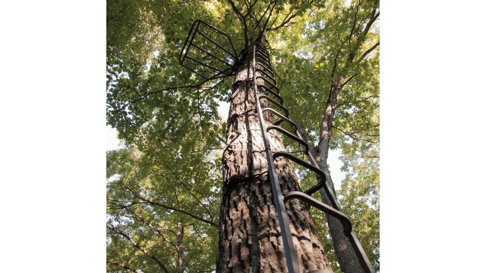 Rivers Edge Treestands Big Foot Tree Ladder w/Lifeline, Black RE729