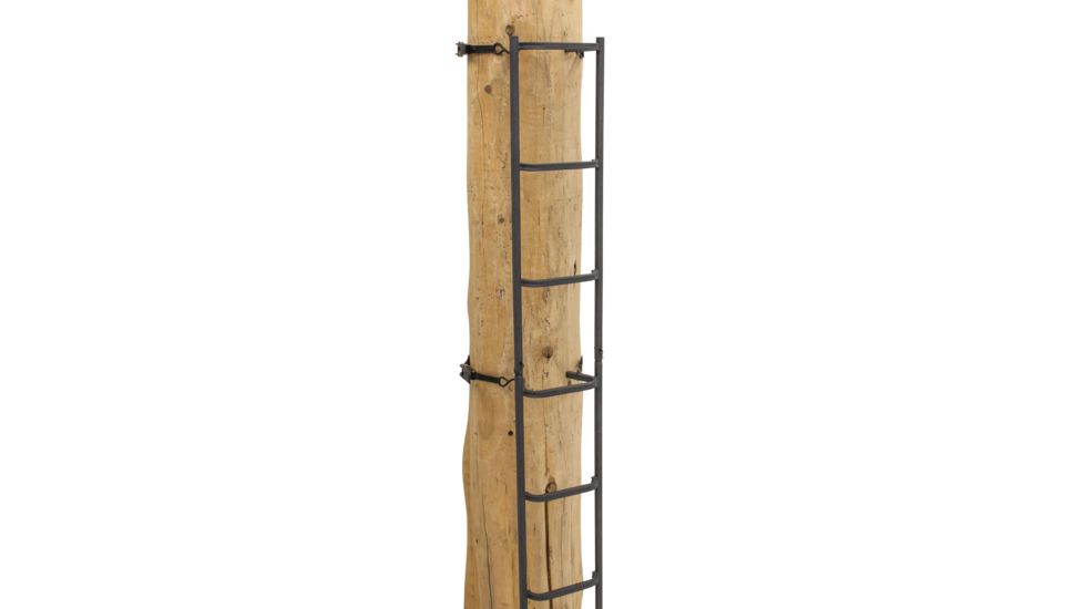 Rivers Edge Treestands Big Foot Tree Ladder w/Lifeline, Black RE729